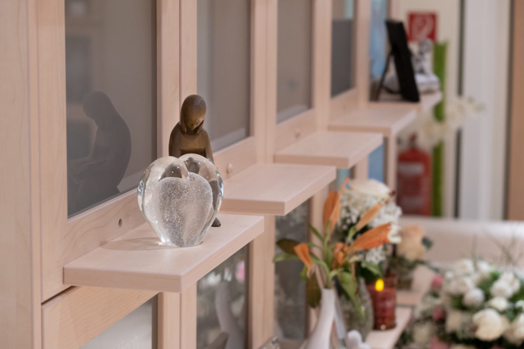 Einblick in das Kolumbarium Bestattungshaus Frankenheim Düsseldorf